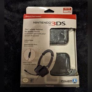 NIB Nintendo 3DS 2DS headset microphone / new sealed / official Nintendo